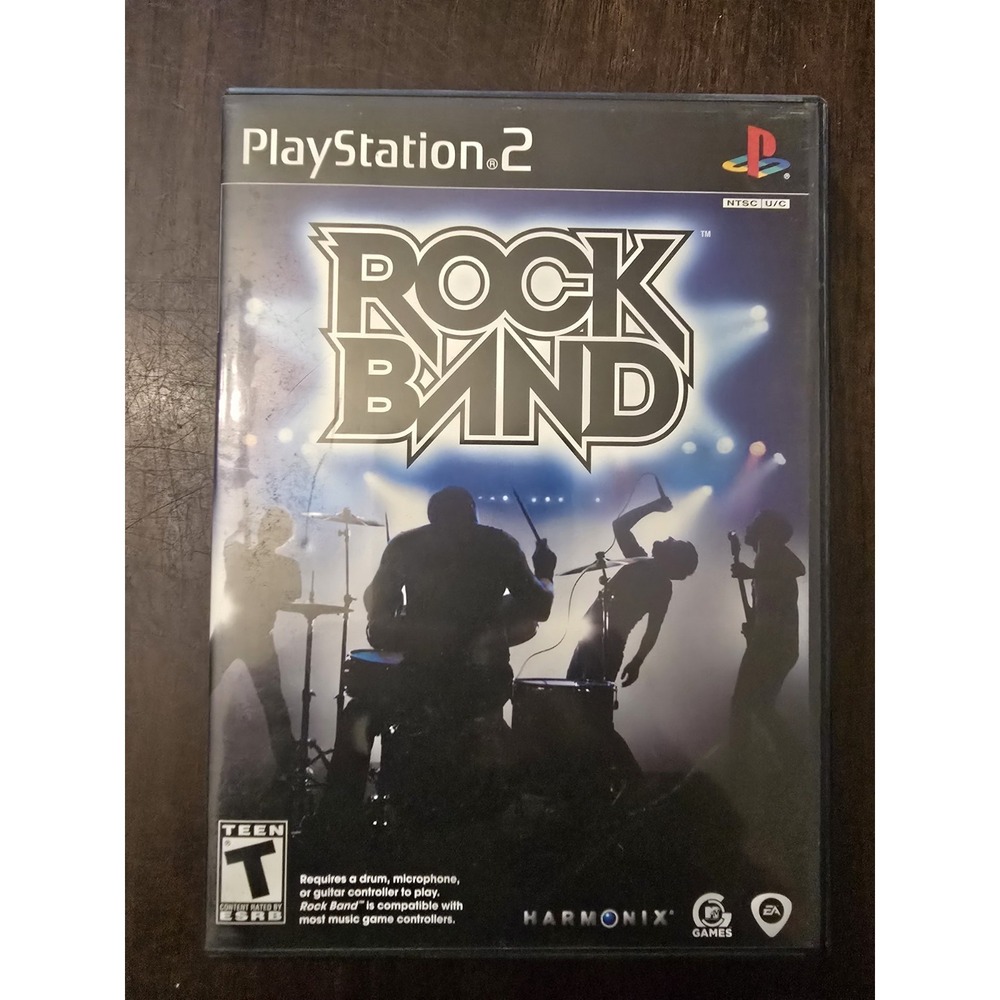 Rock Band - PlayStation 2 PS2 - Complete w/ Manual CIB